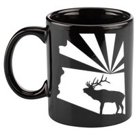 Arizona State Elk Hunting 11oz C Handle Ceramic Mug