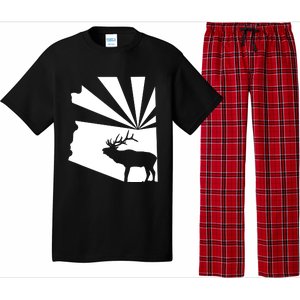 Arizona State Elk Hunting Pajama Set