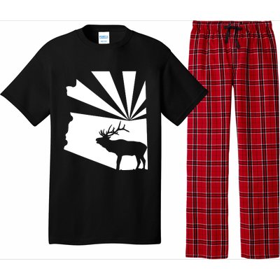 Arizona State Elk Hunting Pajama Set