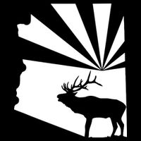 Arizona State Elk Hunting Flat Bill Trucker Hat