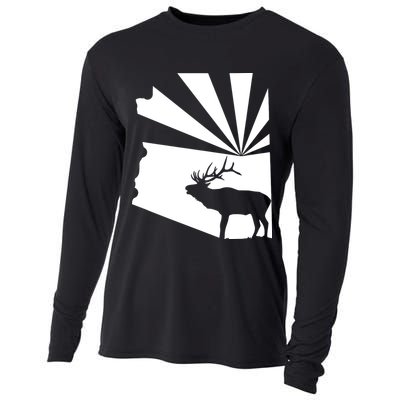 Arizona State Elk Hunting Cooling Performance Long Sleeve Crew