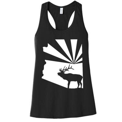 Arizona State Elk Hunting Women's Racerback Tank