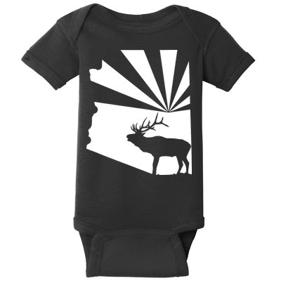 Arizona State Elk Hunting Baby Bodysuit