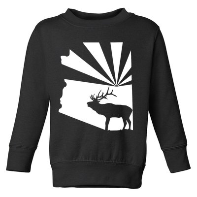 Arizona State Elk Hunting Toddler Sweatshirt