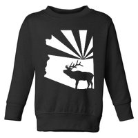 Arizona State Elk Hunting Toddler Sweatshirt