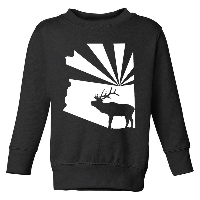 Arizona State Elk Hunting Toddler Sweatshirt