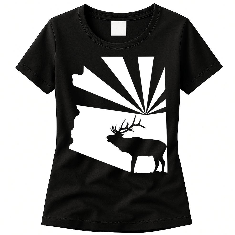 Arizona State Elk Hunting Womens T-Shirt