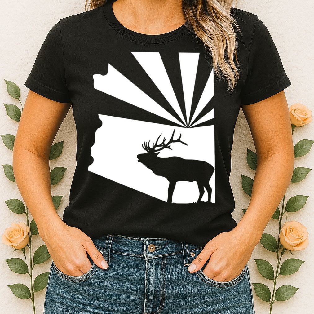 Arizona State Elk Hunting Womens T-Shirt