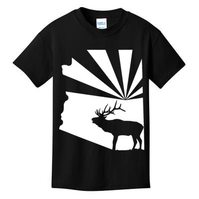 Arizona State Elk Hunting Kids T-Shirt