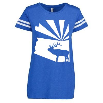 Arizona State Elk Hunting Enza Ladies Jersey Football T-Shirt