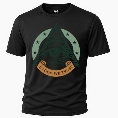 All Seeing Eye Providence In God We Trust Gift Performance Shirt