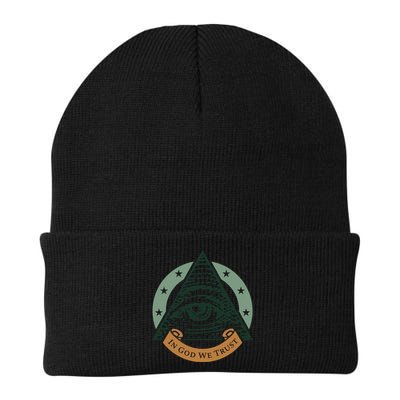 All Seeing Eye Providence In God We Trust Gift Beanie