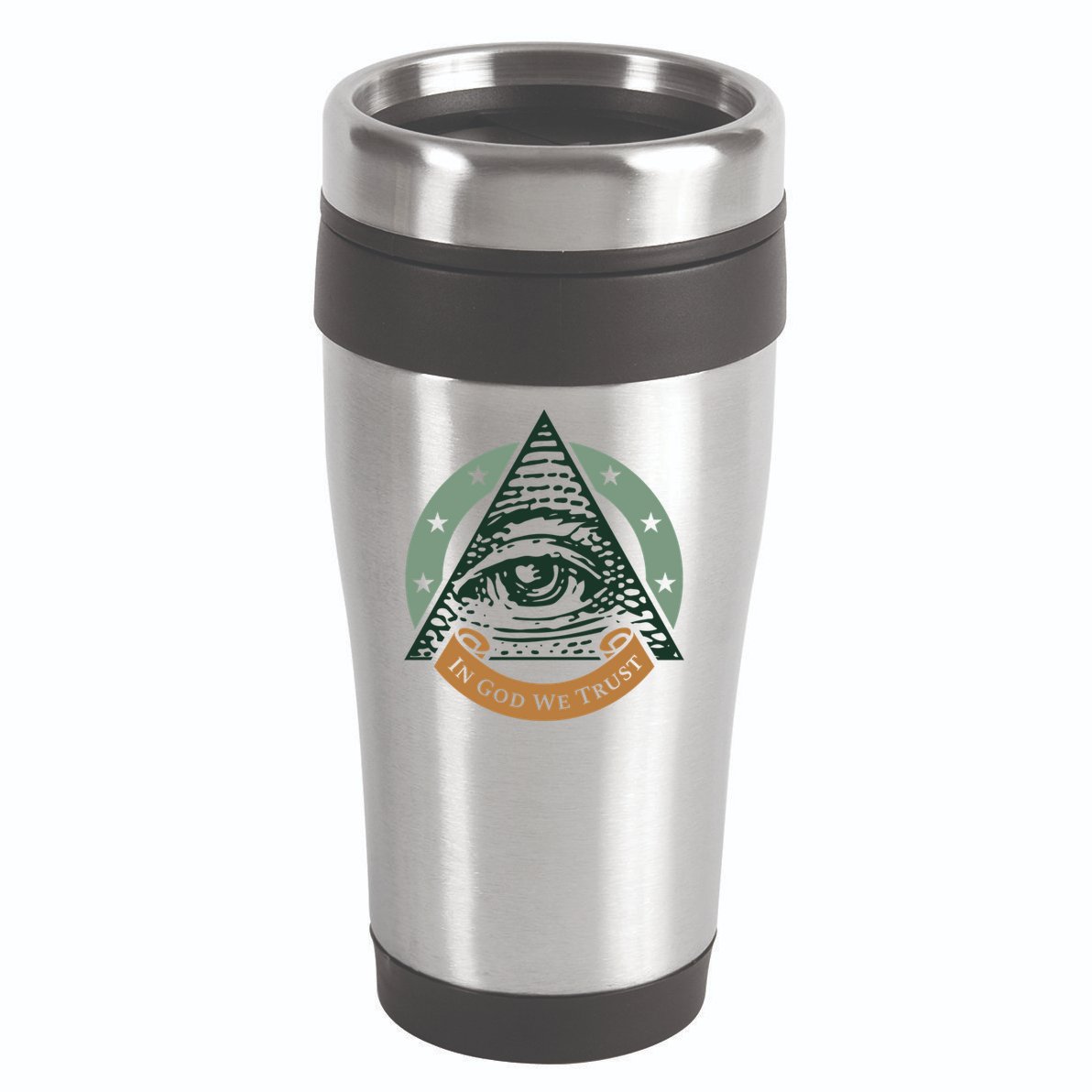 All Seeing Eye Providence In God We Trust Gift 16oz Travel Tumbler