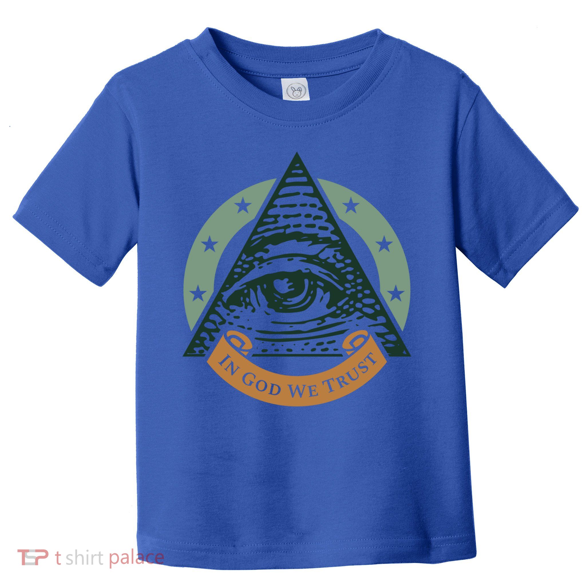 All Seeing Eye Providence In God We Trust Gift Toddler T-Shirt