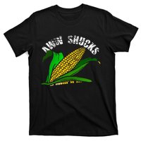 Aww Shucks Funny Farmer Corn Lover Market Festival Gift T-Shirt