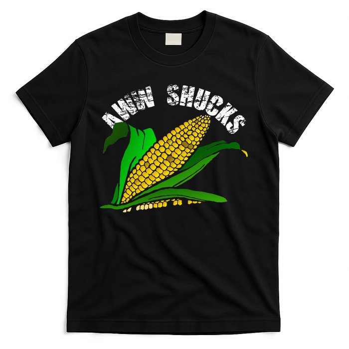 Aww Shucks Funny Farmer Corn Lover Market Festival Gift T-Shirt