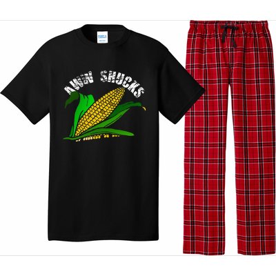 Aww Shucks Funny Farmer Corn Lover Market Festival Gift Pajama Set