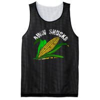 Aww Shucks Funny Farmer Corn Lover Market Festival Gift Mesh Reversible Basketball Jersey Tank