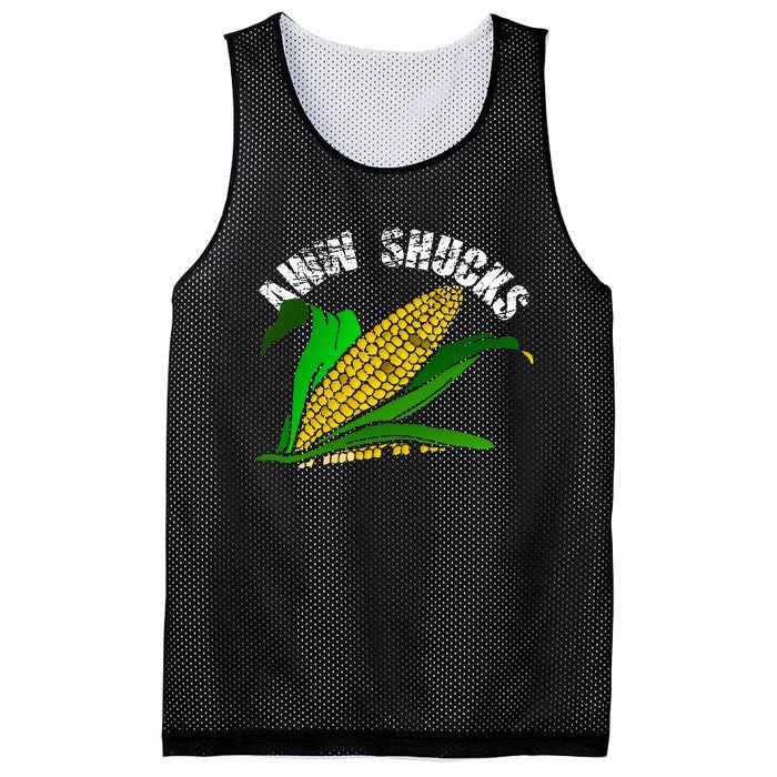 Aww Shucks Funny Farmer Corn Lover Market Festival Gift Mesh Reversible Basketball Jersey Tank