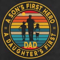 A Sons First Hero A Daughters First Love Fathers Day Cool Comfort Performance Bucket Hat