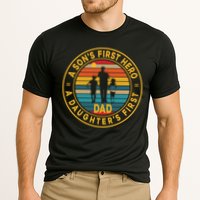 A Sons First Hero A Daughters First Love Fathers Day Cooling Performance Crew T-Shirt