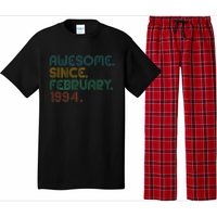 Awesome Since February 1994 30th Birthday Pajama Set