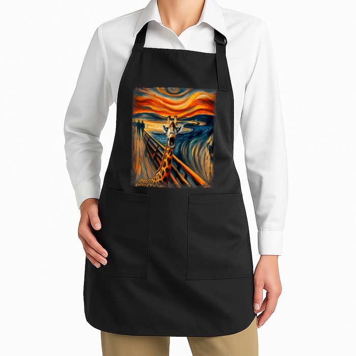 Artsy Scream For Giraffe Lovers Artistic Giraffe Apron