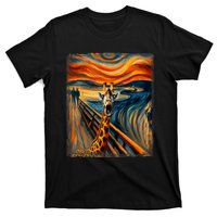 Artsy Scream For Giraffe Lovers Artistic Giraffe T-Shirt