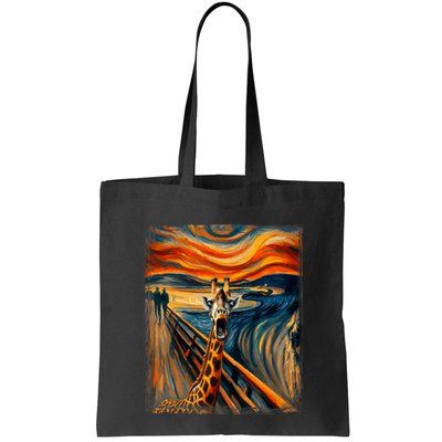Artsy Scream For Giraffe Lovers Artistic Giraffe Bag