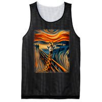 Artsy Scream For Giraffe Lovers Artistic Giraffe Mesh Reversible Basketball Jersey Tank