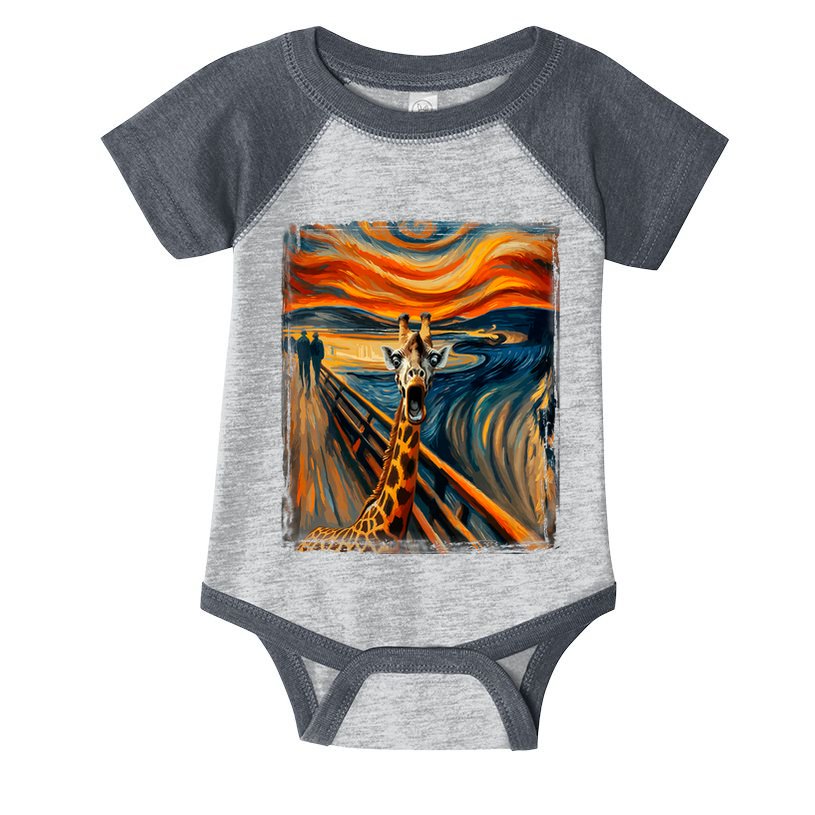 Artsy Scream For Giraffe Lovers Artistic Giraffe Infant Baby Jersey Bodysuit