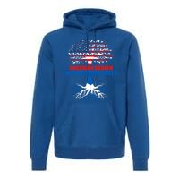 America Scotland Flag Half Scottish Half American Citizen Funny Gift Premium Hoodie