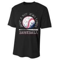 American Sport Fan Baseball Lover Batter Baseball Performance Sprint T-Shirt