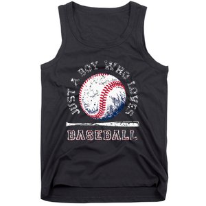 American Sport Fan Baseball Lover Batter Baseball Tank Top