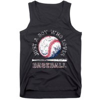 American Sport Fan Baseball Lover Batter Baseball Tank Top