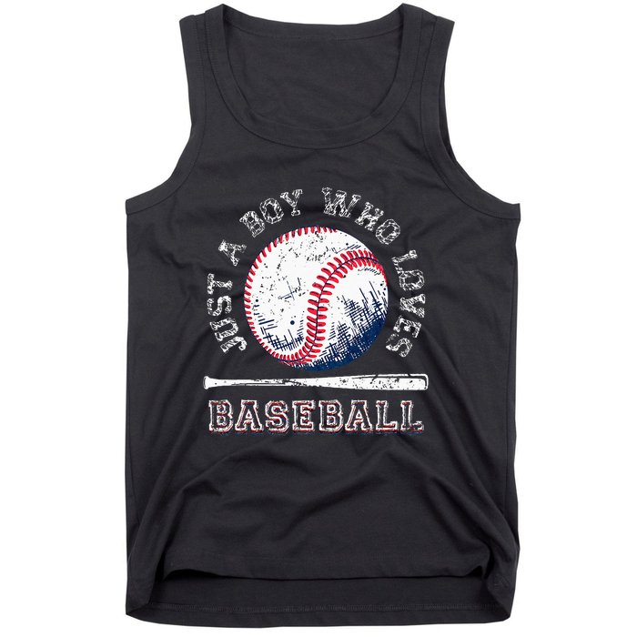 American Sport Fan Baseball Lover Batter Baseball Tank Top