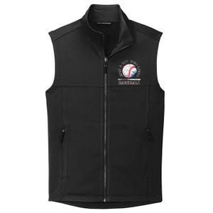 American Sport Fan Baseball Lover Batter Baseball Collective Smooth Fleece Vest