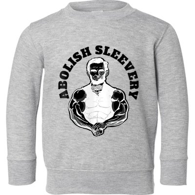 Abolish Sleevery Funny Abraham Lincoln Free The Sleeves Tank Top Toddler Sweatshirt