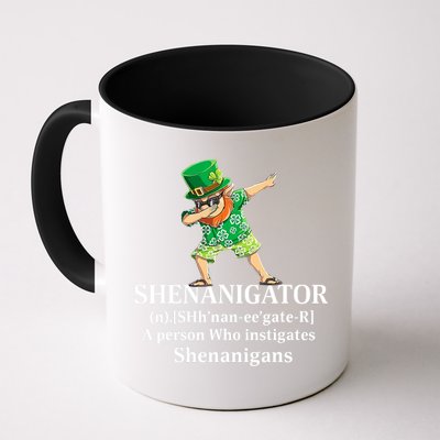 đAbbing Shenanigator Four Leaf Clover Saint Patrick Day Mug