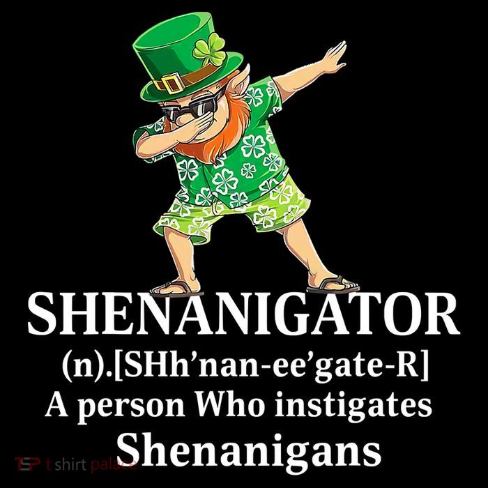 đAbbing Shenanigator Four Leaf Clover Saint Patrick Day 16 in Basic Backpack