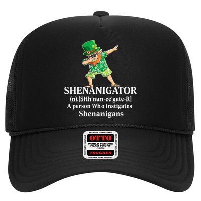 đAbbing Shenanigator Four Leaf Clover Saint Patrick Day Trucker Hat