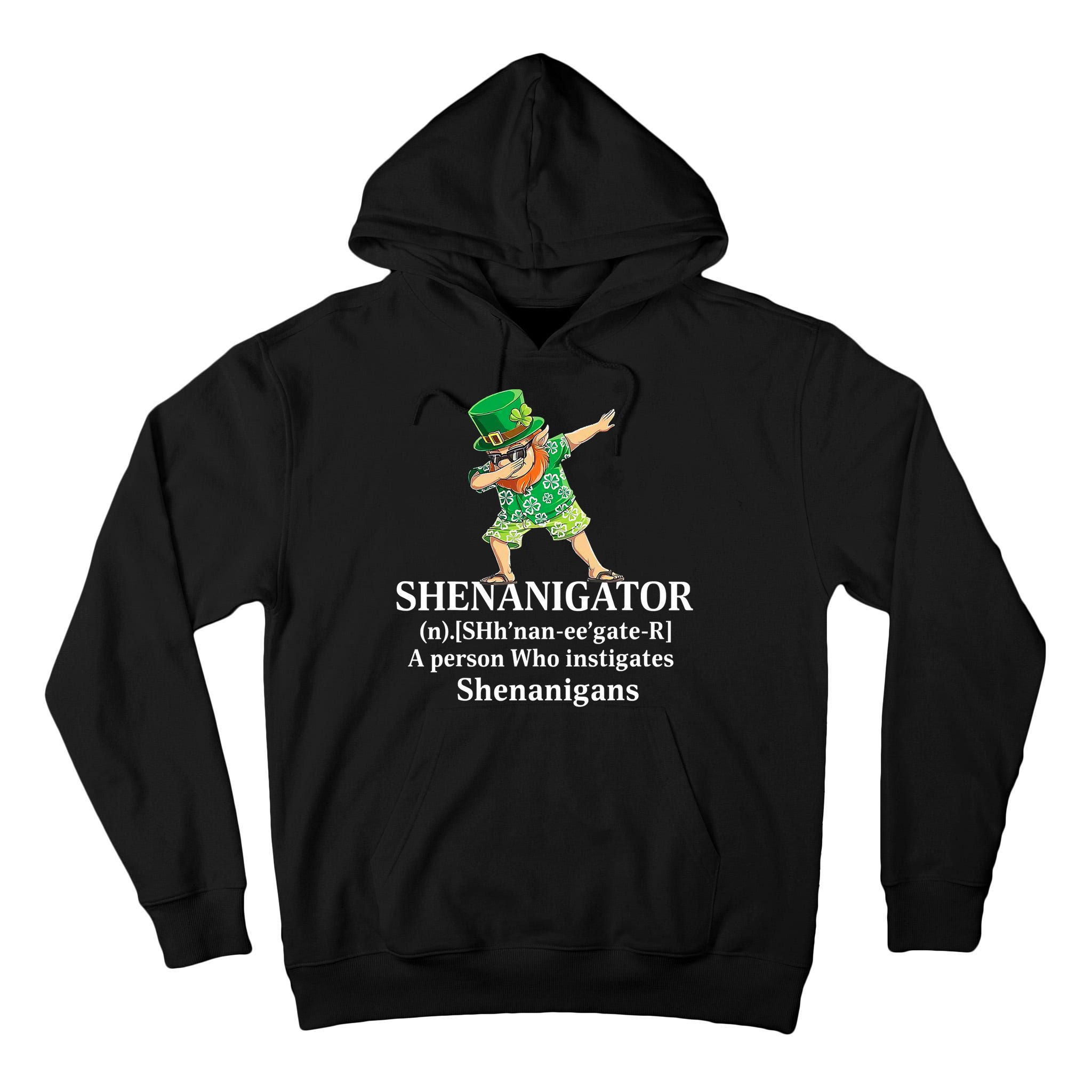 đAbbing Shenanigator Four Leaf Clover Saint Patrick Day Tall Hoodie
