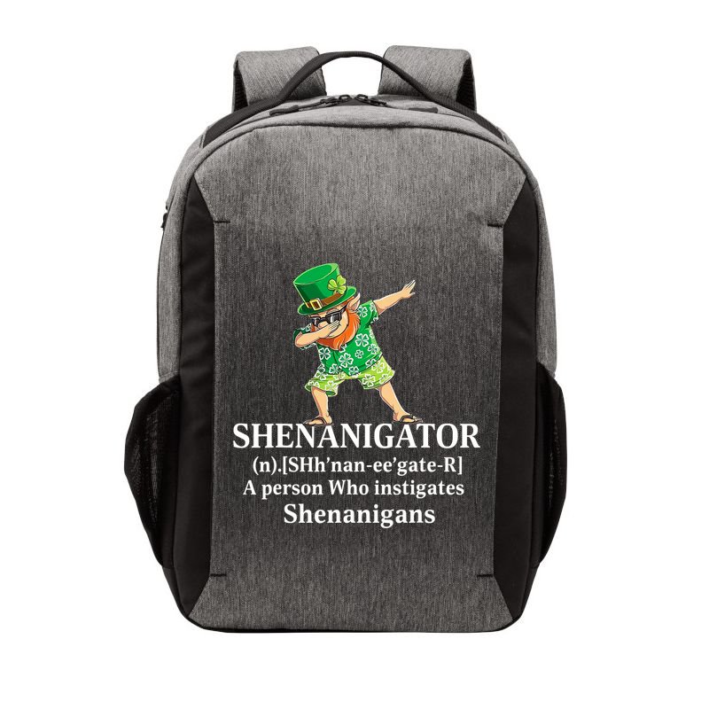 đAbbing Shenanigator Four Leaf Clover Saint Patrick Day Vector Backpack