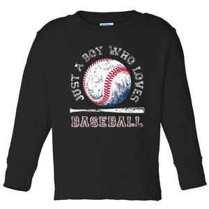 American Sport Fan Baseball Lover Batter Baseball Toddler Long Sleeve Shirt