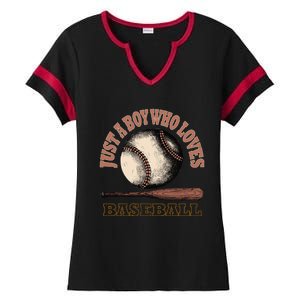 American Sport Fan Baseball Lover Batter Baseball Ladies Halftime Notch Neck Tee