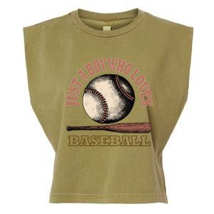 American Sport Fan Baseball Lover Batter Baseball Garment-Dyed Women's Muscle Tee