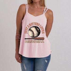 American Sport Fan Baseball Lover Batter Baseball Women's Strappy Tank