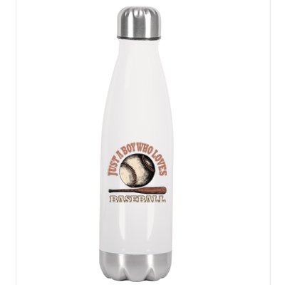 American Sport Fan Baseball Lover Batter Baseball Stainless Steel Insulated Water Bottle