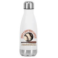 American Sport Fan Baseball Lover Batter Baseball Stainless Steel Insulated Water Bottle