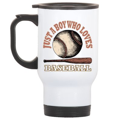 American Sport Fan Baseball Lover Batter Baseball Stainless Steel Travel Mug